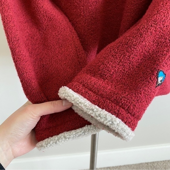 Kuhl Alfpaca Fleece 1/4 Zip Sweater Pullover Red Womens Medium - Picture 6 of 12